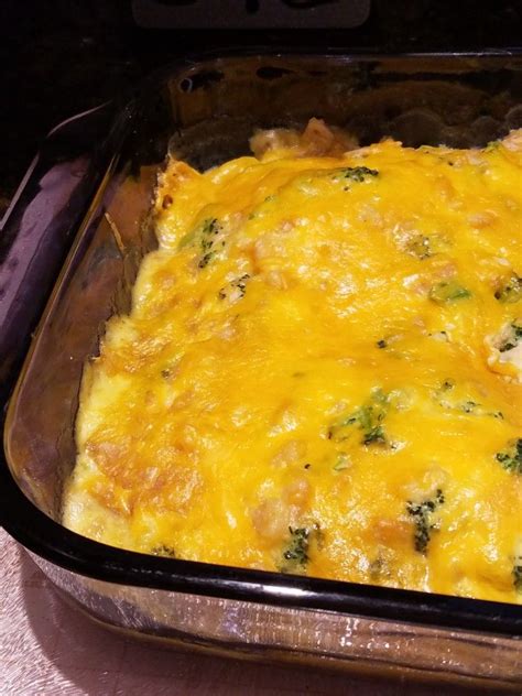 I think if you made some rice to go along with this dish you would have a quick and easy meal. Cracker Barrel Broccoli Cheddar Chicken | Broccoli cheddar ...