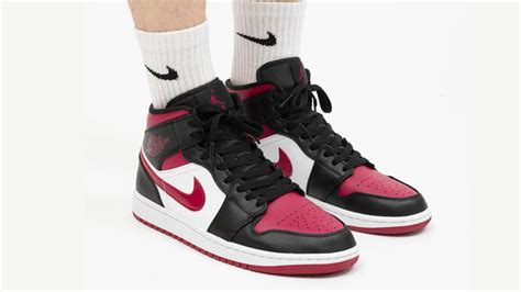 Jordan 1 Mid Bred Toe Where To Buy 554724 066 The Sole Supplier