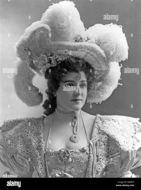 Lillian Russell 1860 1922 American Stage Actress And Singer Stock