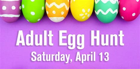 Adult Easter Egg Hunt The City Of Arnold Missouri