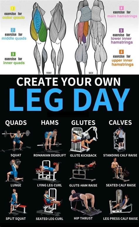 Create Your Own Leg Day In 2020 Weight Training Workouts Leg