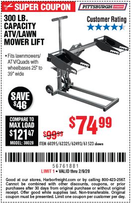 Such as a mower string trimmer stick edger handheld or backpack blower you get the idea. Harbor Freight Tools Coupon Database - Free coupons, 25 ...