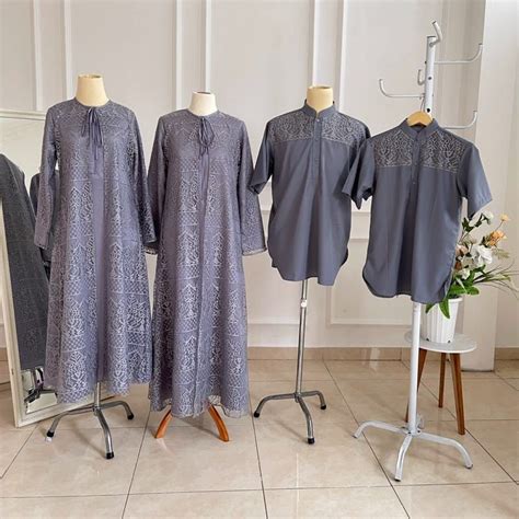 Baju Couple Lebaran 2023 Muslim Fesyen Wanita Muslim Fashion Gaun Di