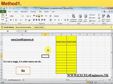 How to enable all macro files in excel permanently? Enable macro in Excel 2010 - YouTube
