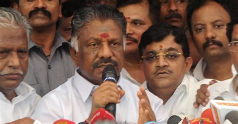 Tamil Nadu O Panneerselvam Faction Begins Hunger Strike Demanding