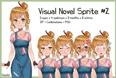 Visual Novel Sprite By Pigliicorn
