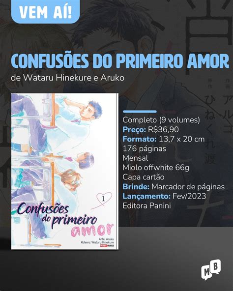 Mangás Brasil On Twitter Detalhes Técnicos Do Mangá Confusões Do Primeiro Amor Lançamento Da