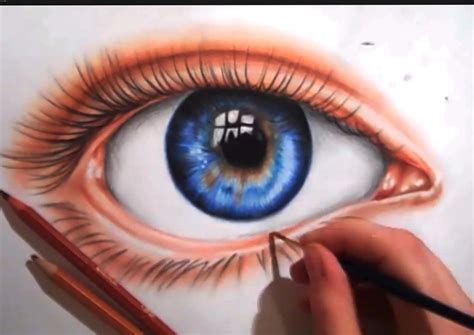 Colored Pencil Eye Drawing At Getdrawings Free Download