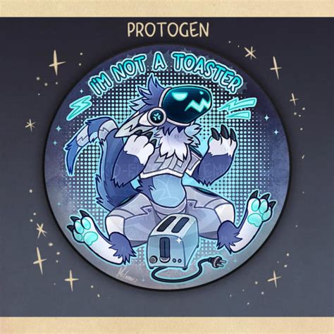 Protogen Is Not A Toaster Sergal Is Not A Cheese MAGNETS Etsy Norway