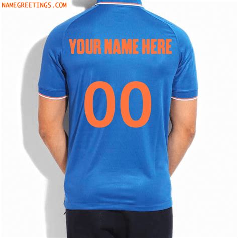 They became an affiliate member of the international cricket council (icc) in 2005, and an associate member in 2007. Write your name and number on Indian cricket team jersey