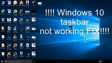 Windows search not functioning or down: Windows 10 Taskbar and Start menu not working- FIX - YouTube