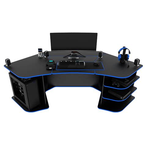 R2 Gaming Desk (BB) | Gaming desk, Gaming desk setup, Gaming computer desk