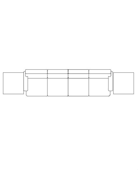 Sofa Set Design Cad Block Cadbull