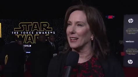 Star Wars The Force Awakens Producer Kathleen Kennedy Red Carpet