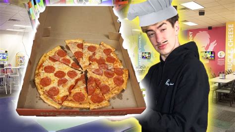 Chuck E Cheese Recycled Pizza Mukbang Youtube