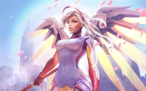 Mercy Overwatch 4k Wallpaper • Gamephd