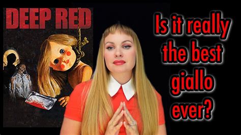 Deep Red Is It Overrated Giallo Review Youtube