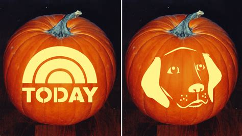 Simple Dog Pumpkin Carving