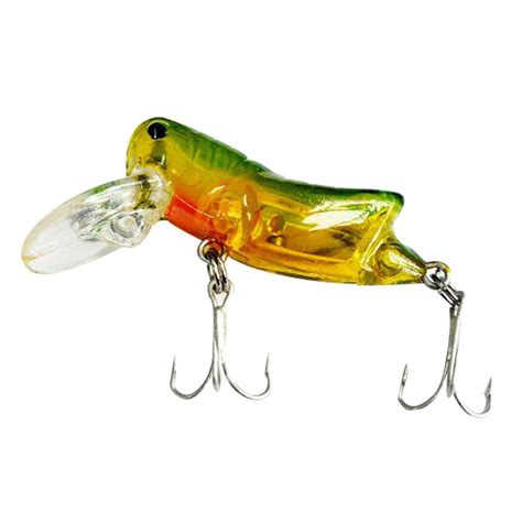 2020 Green Fishing Lure Minnow Bass Insect Bait For Grasshopper