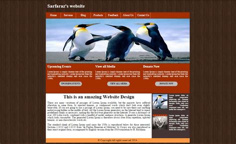 Website Template in HTML and CSS | Free Source Code Projects and Tutorials