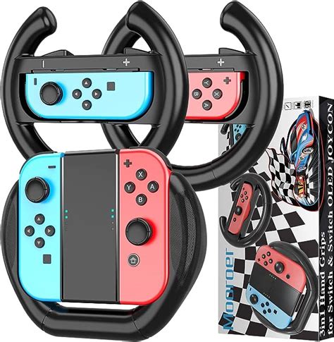 Mooroer Grip Lenkrad Kompatibel Mit Nintendo Switchswitch Oled Joy Con