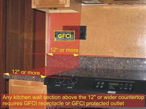 I also placed the receptable there because on the left side i have more workspace on the counter top for appliances and cooking. How to Perform Kitchen Inspection | Home Inspector Tips ...