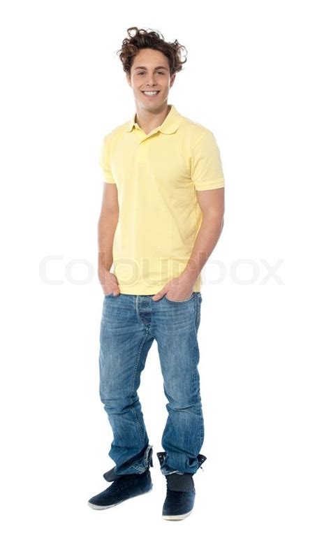 Full Length Image Of A Casual Young Man Stock Image Colourbox