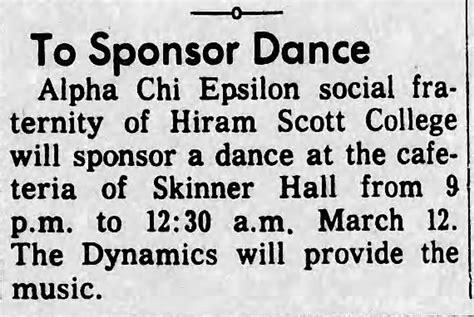 The Dynamics – Hiram Scott College, Scottsbluff, NE, March 12, 1966