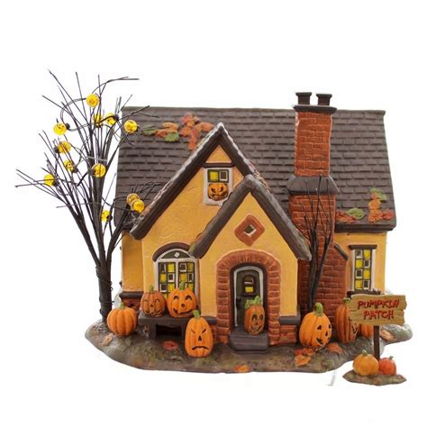 Dept 56 Snow Village Halloween The Pumpkin House 4030757 New Mib Pumpkin House Halloween