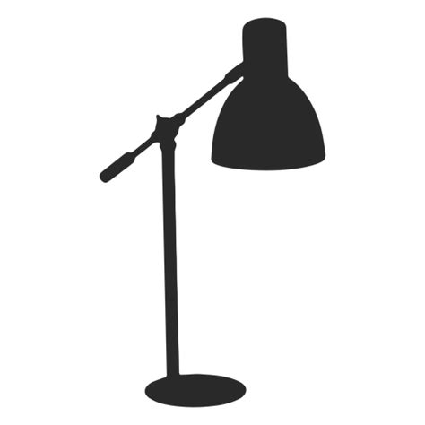 Classic Desk Reading Lamp Silhouette Transparent Png And Svg Vector File