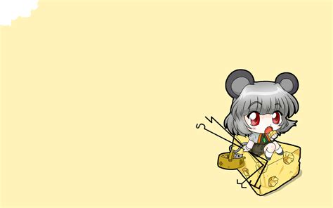 Animal Animal Ears Chibi Fang Mouse Mousegirl Nagisuke