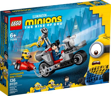 Lego Minions The Rise Of Gru 75549 Unaufhaltsame Motorrad Jagd Mit