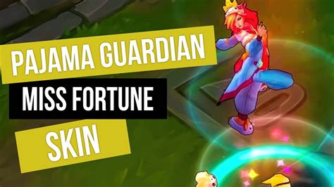 Pajama Guardian Miss Fortune Skin League Of Legends Youtube