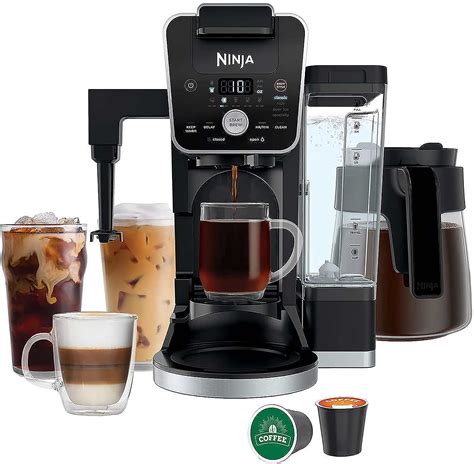 Ninja Cfp451co Dualbrew System 14 Cup Coffee Maker Single Serve Pods