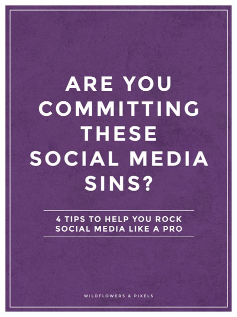 4 social media sins to avoid on your small business profiles social media how to get