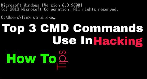 Top 3 Best Cmd Command Used In Hacking How To Tips Tech Hacks Pc