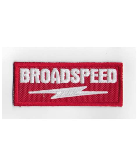 2466 Embroidered Badge Patch Sew On 100mmx40mm Broadspeed Engineering Ltd