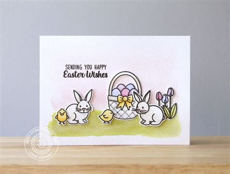 Sunny Studio Stamps Easter Wishes And A Good Egg Easter Card By Emily