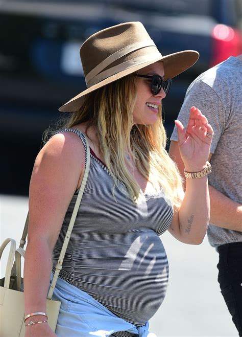 Pregnant Hilary Duff Out In Los Angeles 07222018 Hawtcelebs