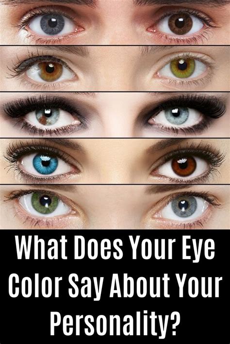 Eye Color Meaning Personality