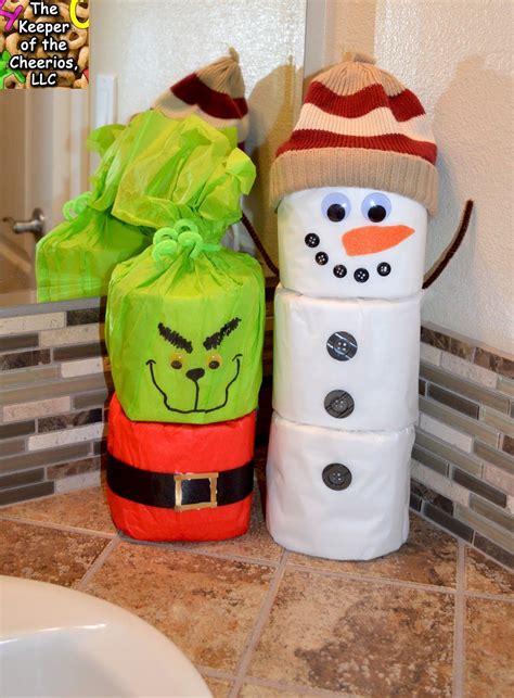 toilet paper snowman craft the keeper of the cheerios christmas decor diy christmas crafts