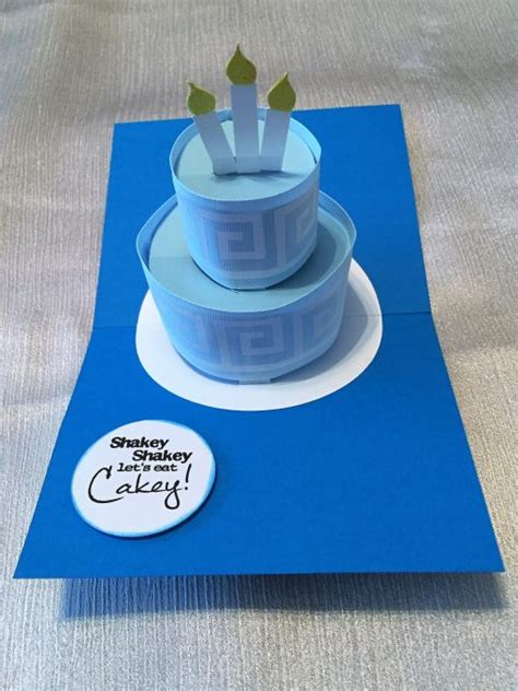 How To Make A Pop Up Birthday Cake Card Jennifer Maker