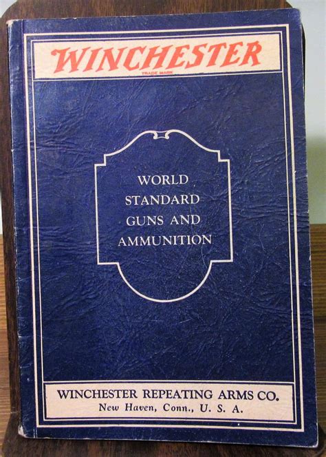 Winchester World Standard Guns And Ammunition Plus Price List 1932