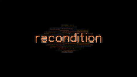 Recondition Past Tense Verb Forms Conjugate Recondition