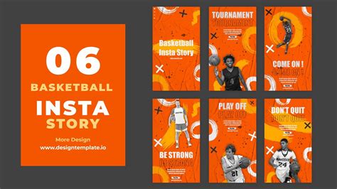 Basketball Instagram Story After Effects Template Copyright Free