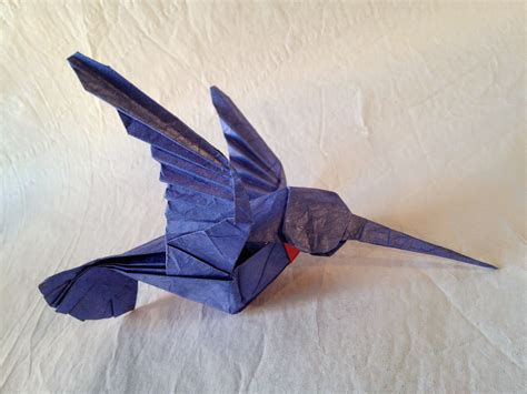 Origami Hummingbird ~ Easy Crafts Ideas To Make