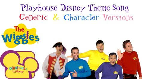 The Wiggles Playhouse Disney Generic And Character Version Youtube