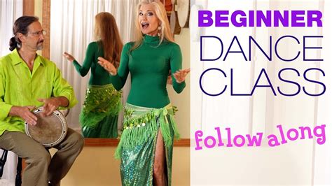 beginner dance class follow along belly dance fitness jensuya youtube