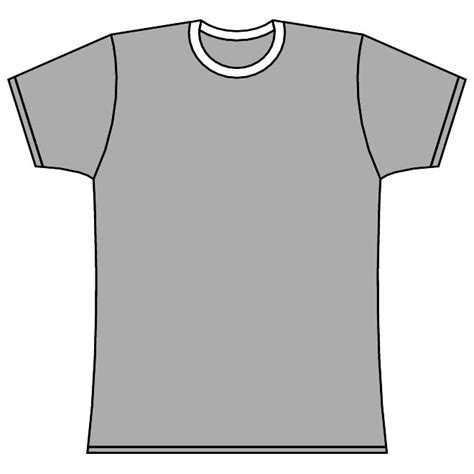 Outline Of A T Shirt Template Free Download On Clipartmag
