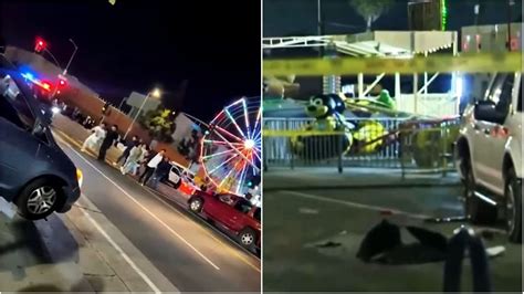 Watch Footage Shows Suv Plowing Into Los Angeles Street Carnival